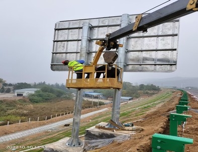 本地本地双立柱标杆厂家